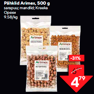 Allahindlus - Pähklid Arimex, 500 g