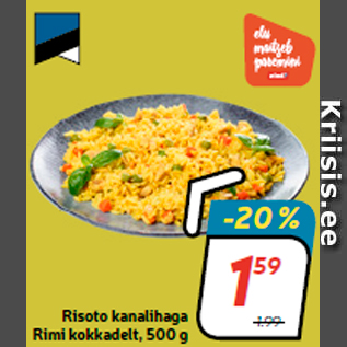 Allahindlus - Risoto kanalihaga Rimi kokkadelt, 500 g