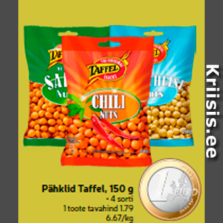 Allahindlus - Pähklid Taffel, 150 g