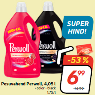 Allahindlus - Pesuvahend Perwoll, 4,05 l