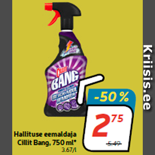 Allahindlus - Hallituse eemaldaja Cillit Bang, 750 ml*