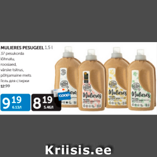 Allahindlus - MULIERES PESUGEEL 1,5 L