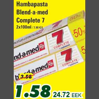 Allahindlus - Hambapasta Blend-a-med Complete 7