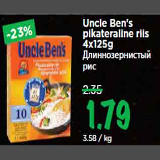 Allahindlus - Uncle Ben