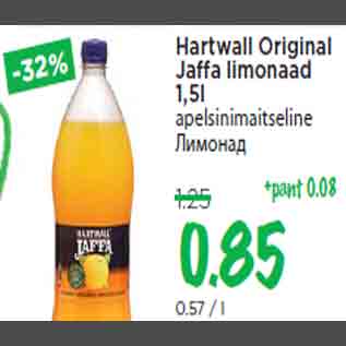 Allahindlus - Hartwall Original Jaff a limonaad 1,5l apelsinimaitseline