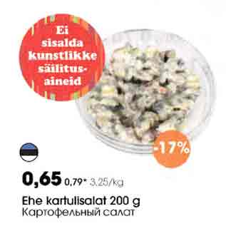 Allahindlus - Ehe kartulisalat 200 g