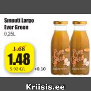 Allahindlus - Smuti Lagro Ever Green 0,25 L