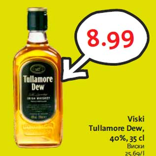 Allahindlus - Viski Tullamore Dew, 40%, 35 cl