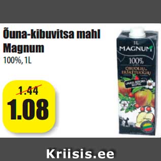 Allahindlus - Õuna-kibuvitsa mahl Magnum