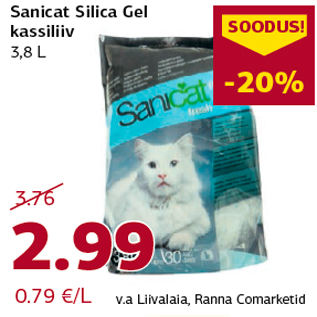 Allahindlus - Sanicat Silica Gel kassiliiv 3,8 L