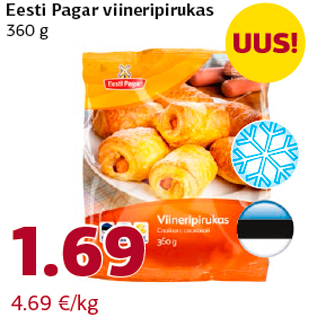 Allahindlus - Eesti Pagar viineripirukas 360 g