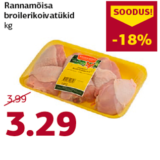 Allahindlus - Rannamõisa broilerikoivatükid kg