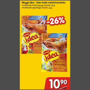 Allahindlus - Maggi Idea - idee toidu valmistamiseks