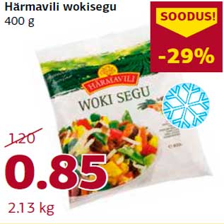 Allahindlus - Härmavili wokisegu 400 g