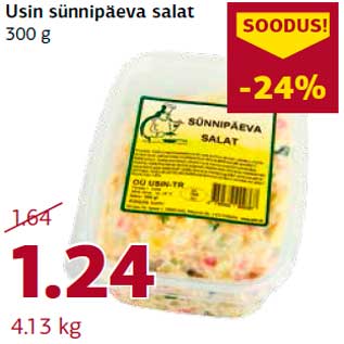 Allahindlus - Usin sünnipäeva salat 300 g