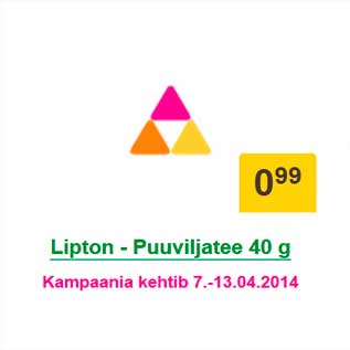 Allahindlus - Lipton - Puuviljatee 40 g