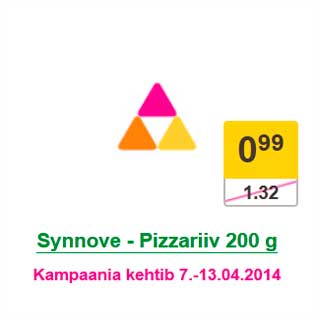 Allahindlus - Synnove - Pizzariiv 200 g