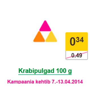 Allahindlus - Krabipulgad 100 g