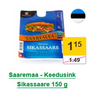 Allahindlus - Saaremaa - Keedusink Sikassaare 150 g