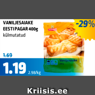 Allahindlus - VANILJESAIAKE EESTI PAGAR 400 g