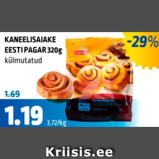 Allahindlus - KANEELISAIAKE EESTI PAGAR 320 g