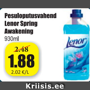 Allahindlus - Pesuloputusvahend Lenor Spring Awakening 930 ml