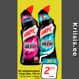 Allahindlus - WC-puhastusvahend Harpic Max, 750 ml