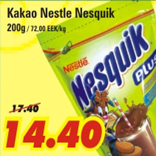 Allahindlus - Kakao Nestle Nesquik