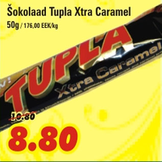 Allahindlus - Šokolaad Tupla Xtra Caramel