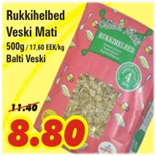 Allahindlus - Rukkihelbed Veski Mati