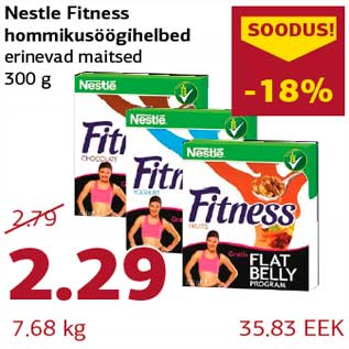 Allahindlus - Nestle Fitness hommikusöögihelbed erinevad maitsed 300 g