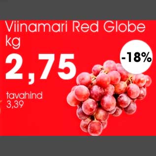 Allahindlus - Viinamari Red Globe kg