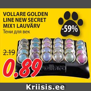 Allahindlus - VOLLARE GOLDEN LINE NEW SECRET MIX1 LAUVÄRV