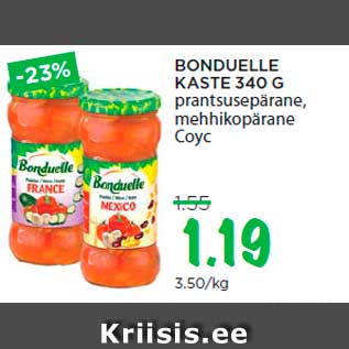 Allahindlus - BONDUELLE KASTE 340 G