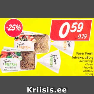 Allahindlus - Fazer Fresh leivake, 280 g