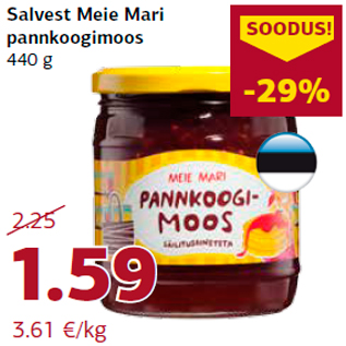 Allahindlus - Salvest Meie Mari pannkoogimoos 440 g