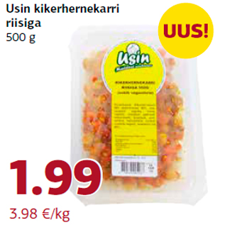 Allahindlus - Usin kikerhernekarri riisiga 500 g