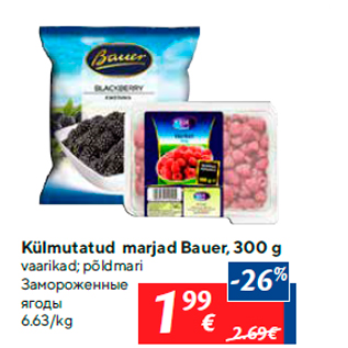 Allahindlus - Külmutatud marjad Bauer, 300 g