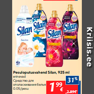 Allahindlus - Pesuloputusvahend Silan, 925 ml