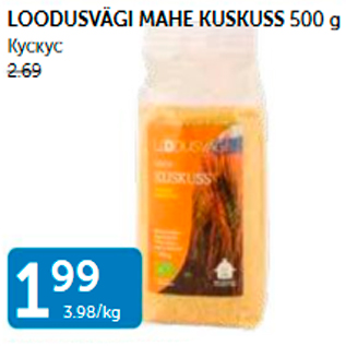 Allahindlus - LOODUSVÄGI MAHE KUSKUSS 500 G