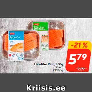 Allahindlus - Lõhefilee Rimi, 250g