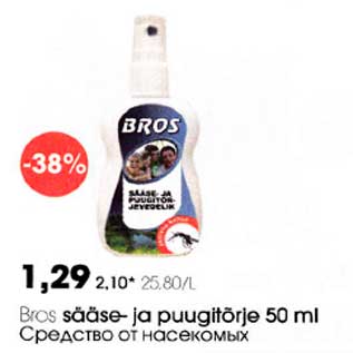 Allahindlus - Bras sääse- ja puugitõrje 50 ml