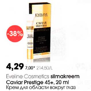 Allahindlus - Eveline Cosmetics silmakreem Caviar Prestige 45+, 20ml