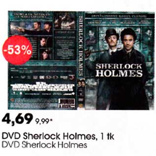 Allahindlus - DVD Sherlock Holmes, 1 tk