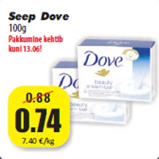 Allahindlus - Seep Dove 100g