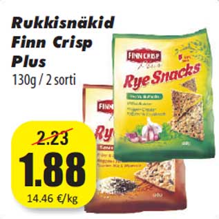 Allahindlus - Rukkisnäkid Finn Crisp Plus