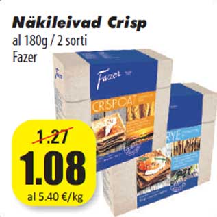 Allahindlus - Näkileivad Crisp