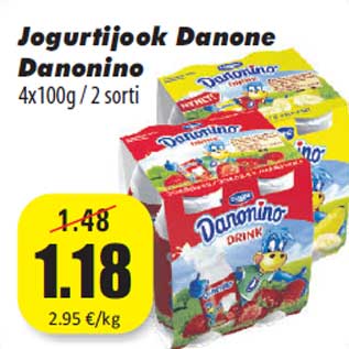 Allahindlus - Jogurtijook Danone Danonino