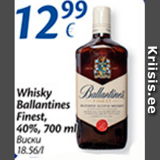 Allahindlus - Whisky Ballantines Finest