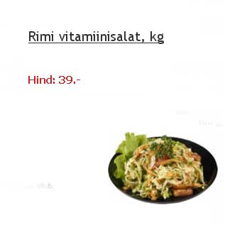 Allahindlus - Rimi vitamiinisalat